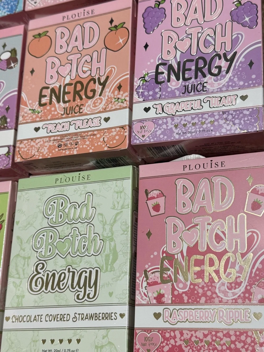 P. Louise Bad B Energy Juice Box LIP KIT. NEW IN SEALED BOX. LOT OF (9)